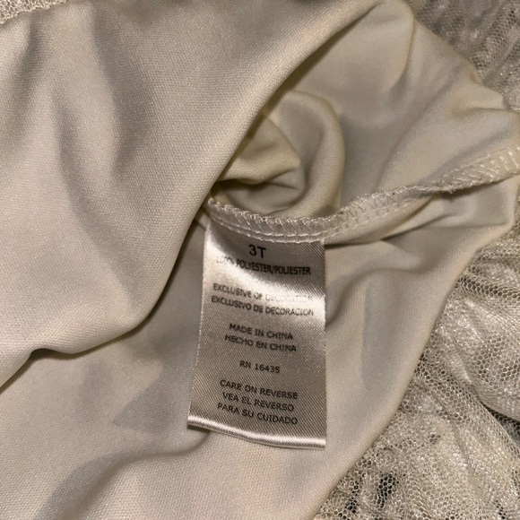 Nannette White Floral Kids Formal Dress - Picture 4 of 9